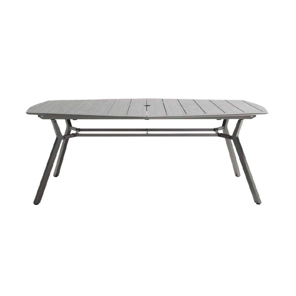 Modern Outdoor Folding Table with Durable Aluminum Frame